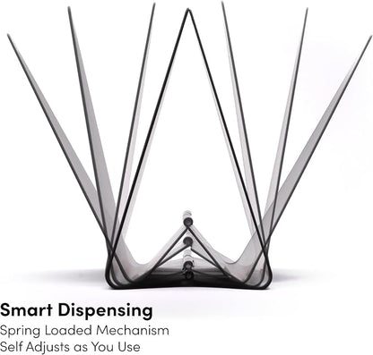 Self-Adjusting Napkin Holder – Compact Black Metal Dispenser - Image 2