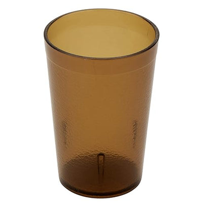 G.E.T. 6608-1-A Heavy-Duty Plastic Restaurant Tumblers, 8 Ounce, Amber | by GET