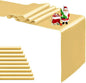 10-Pack Light Gold Satin Table Runner 12 x 108 Inch Long Bright and Smooth Silk by Pufogu