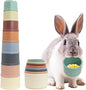 8 PCS Bunny Toys Bunny Cups Stackable Guinea Pig Stacking Cups | Stacking Cups by Lenpestia