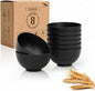 PYRMONT Unbreakable 10 OZ Bowls Wheat Straw Bowls Set of 8 Alternative Plastic by PYRMONT