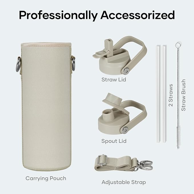 BUZIO 24 oz Insulated Stainless Steel Water Bottle - Image 6