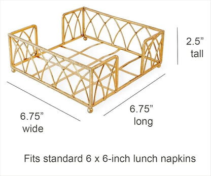 Boston International Arch Design Lunch Napkin Holder Caddy - Image 4