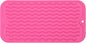 Silicone Dish Drying Mat for Multiple Usage,Easy clean,Eco-friendly,Heat-resistant Silicone Mat for Kitchen Counter or Sink,Refrigerator or Drawer Liner Rose S 12 inches x 6 inches