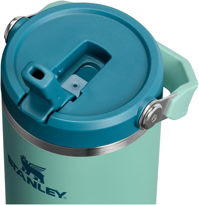 STANLEY IceFlow 2.0 Flip Straw Tumbler, 30 oz, Spring Green | Easy Carry Handle - Image 2