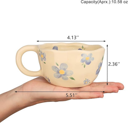 VanEnjoy Ceramic Cup, Cute Coffee Mug, Strawberry Mug, Aesthetic Coffee Mug - Image 2