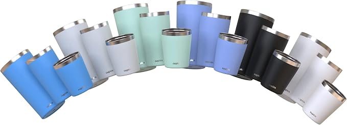 CUPKIN Stackable Stainless Steel Kids Cup Smoothie Tumbler, Powder Coated - Image 9