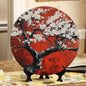Decorative Ceramic Plates 10'' with Display Stand Delicate Flowering Tree Perfect for Wall Hanging Home and Office Decor DP-267785372