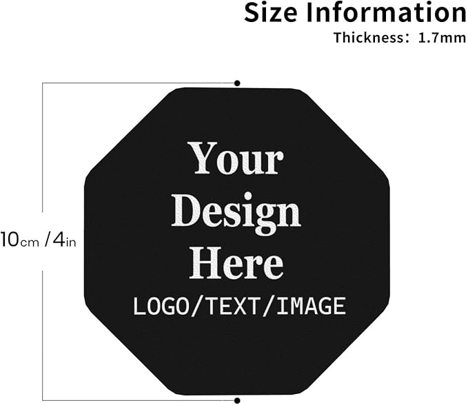 Custom Leather Coasters with Logo Personalized Coasters Bulk | Customized - Image 3