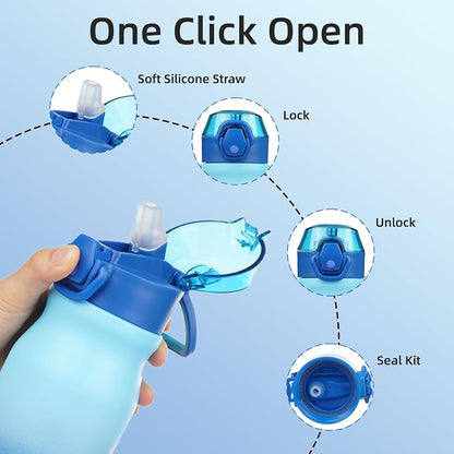 BJPKPK 25 oz Insulated Water Bottle, Stainless Steel Flask | Leak Proof Locking - Image 3