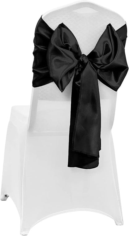 10-Pack Black Satin Table Runner 12 x 108 Inch Long Bright and Smooth Silk - Image 7