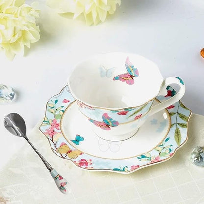Vintage Ceramic Teacup, Elegant Coffee Cup, Royal Bone Tea Cups - Image 4