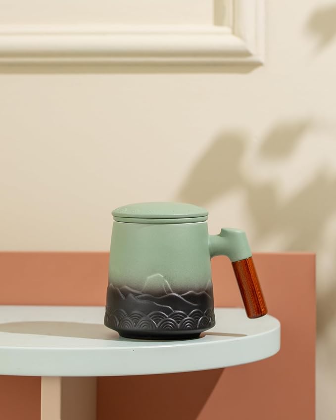 ZENS Tea Mug with Infuser and Lid - Image 7