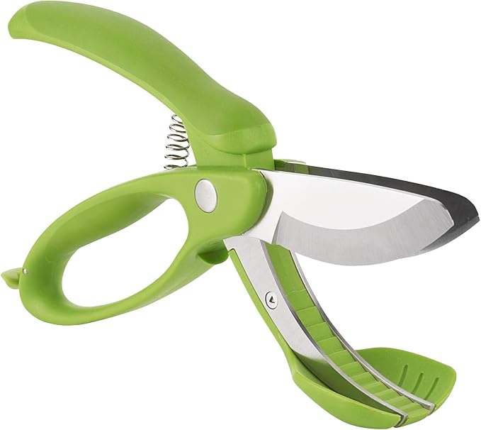 Trudeau Toss and Chop Salad Tongs, Stainless Steel by Trudeau