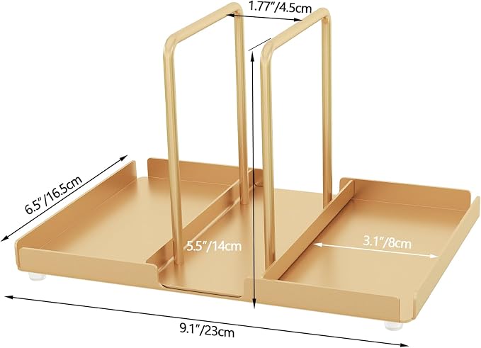 Gold Napkin Holder for Table - Image 2