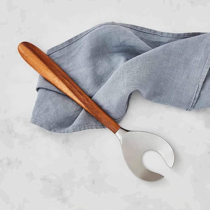 nambe Curvo Serving Fork | 13 Inch Serving Fork - Image 4