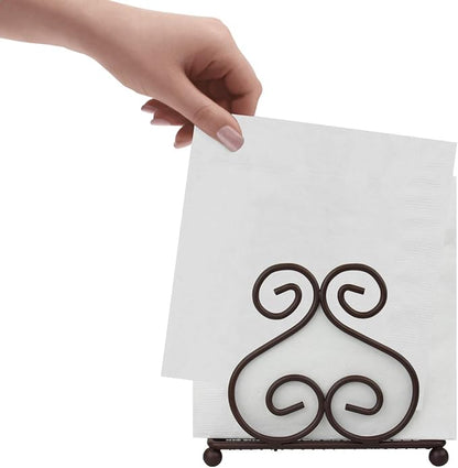 Blue Donuts Scroll Collection Napkin Holder – Napkin Holders - Image 4
