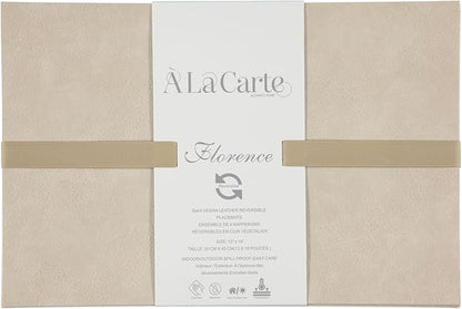 Placemats Set of 4 12" x 18" Heat-Resistant Table Mats for Dining Table Set for 4 Kitchen & Dining Room Decor Farmhouse, Boho, & Modern Style Easy to Clean, Durable & Stylish Table Decor