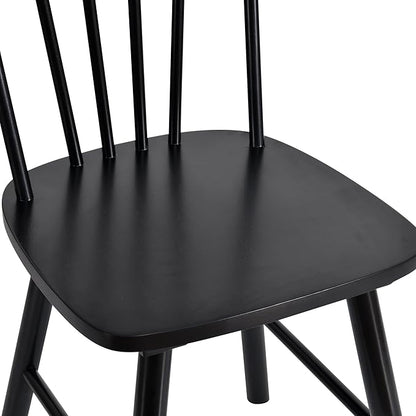 DUHOME Windsor Dining Chairs Set of 4,Farmhouse Style Spindle Back Wooden Kitchen Chairs for Home Kitchen, Dining Room,Living Room,Bistro