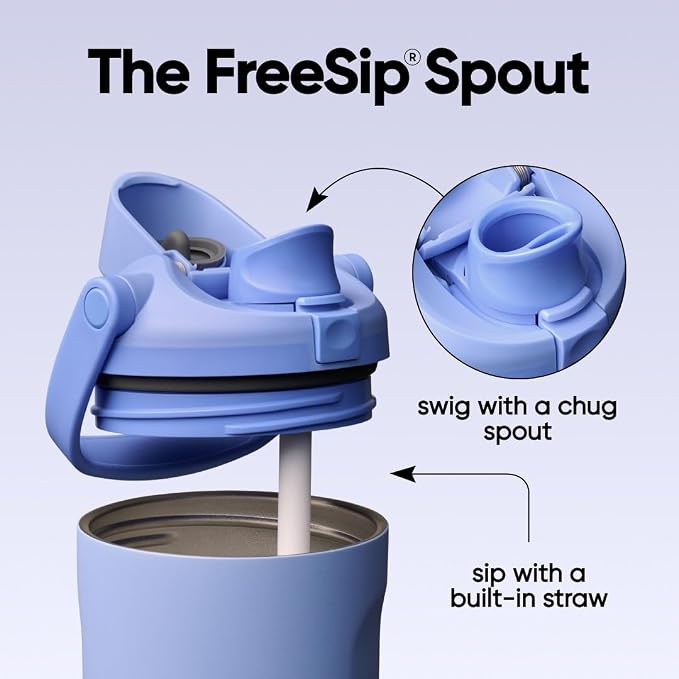 Owala FreeSip Sway Stainless Steel Water Bottle 30 oz Out of the Blue - Image 3