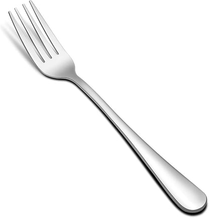 Hiware 12-piece Stainless Steel Salad Forks Dessert Forks Set, Dishwasher Safe by HIWARE