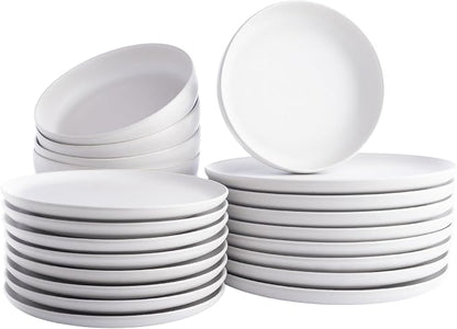 Porto by Stone Lain Macchio 24-Piece Premium Kitchen & Dining Dinnerware Set by Unknown