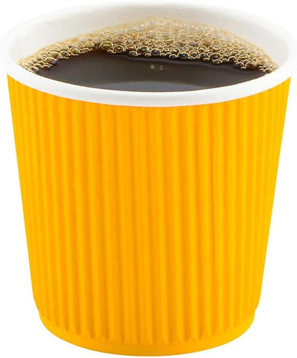 Restaurantware 4 Ounce Ripple Insulated Coffee Cups, 500 Double Wall Corrugated by Restaurantware