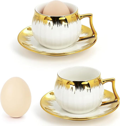 6 Pack 3.2oz Espresso Cups - Image 3
