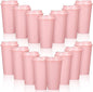 Domensi 15 Pack Reusable Plastic Coffee Cups by Domensi