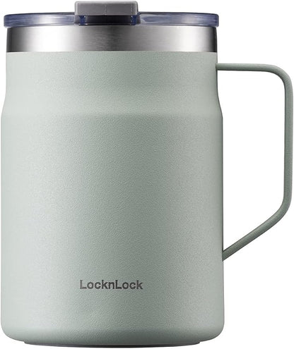 LocknLock Metro Mug, Premium 18/8 Stainless Steel Metal, Double Wall Insulated by LocknLock