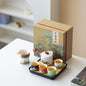 Chinese Tea Set, 7-Piece Ceramic Gongfu Set by simeiton