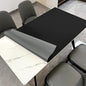 Leather Table Cover,1.8mm Thick,36x48 Inch Table Protector,Table Protector for Dining Room Table,Table Pads for Dining Room Table.(Black+Gray,36x48)