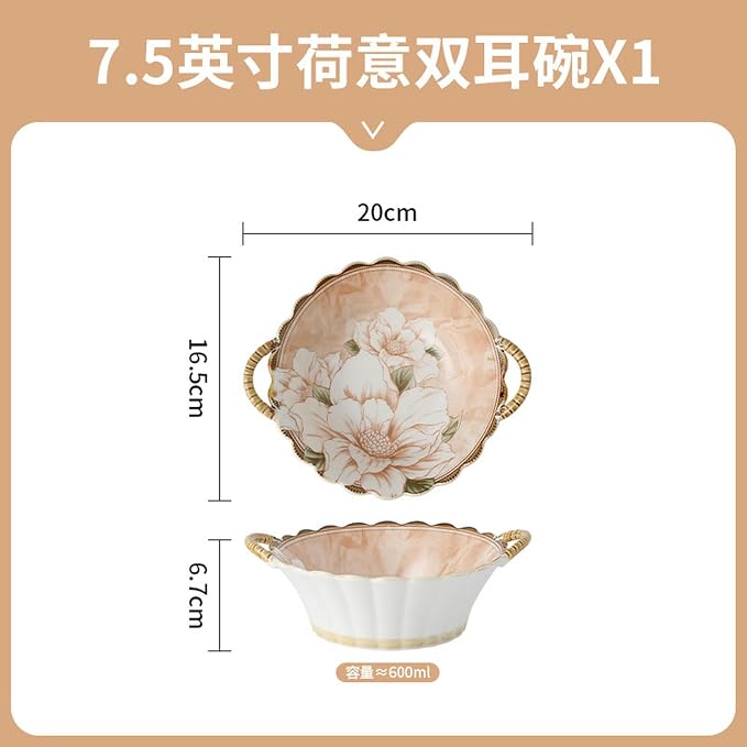 Japanese-style personalized household ceramic tableware, restaurant matching - Image 2