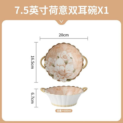 Japanese-style personalized household ceramic tableware, restaurant matching - Image 2