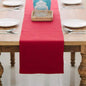 Soft Caddice Faux Linen 2 Side Table Runner, eco-Friendly Fabric Handcrafted by NATUS+WEAVER