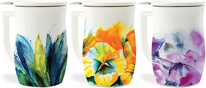 Tea Forte Ceramic Fiore Tea Cup - Image 4