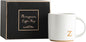 COLLECTIVE HOME Ceramic Coffee Mug, 15 oz Monogram Cup by COLLECTIVEHOME