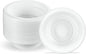 PLASTICPRO 200 PCS White Plastic Bowls 5 oz Premium Quality Light Weight Dishes Disposable Small Plastic Bowls for Dessert Appetizers Soups for Parties Weddings