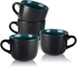 AmorArc 24 oz Soup Mugs with Handles, Jumbo Ceramic Bowls Mugs Set with handles by AmorArc