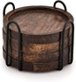 Mango Wood Coasters for Drinks by Samhita
