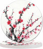 Plum Blossom Coaster Ink Traditional Chinese Painting Beautiful Flower Tabletop Protection for Any Table Type Wood, Granite, Glass, Soapstone, Sandstone, Marble, Stone Tables