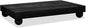 Amyhill Wood Pedestal Stand Kitchen Soap Tray Farmhouse Wooden Riser Stand for Kitchen Bathroom Counter Table Decor Plant Candle Vases Display (Black, 12 x 7 inch)