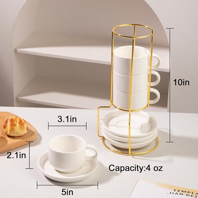 Sweejar Porcelain Espresso Cups - Image 5