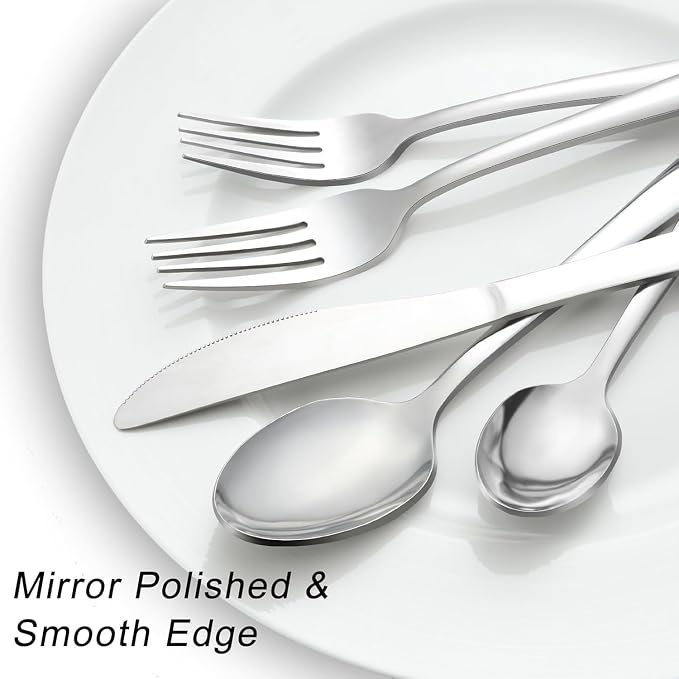 Pleafind 24-Piece Silverware Set - Image 3