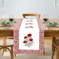 Red Green Buta Hand Block Print 100% Cotton Table Runner 16x90 Inch | Perfect by Ridhi