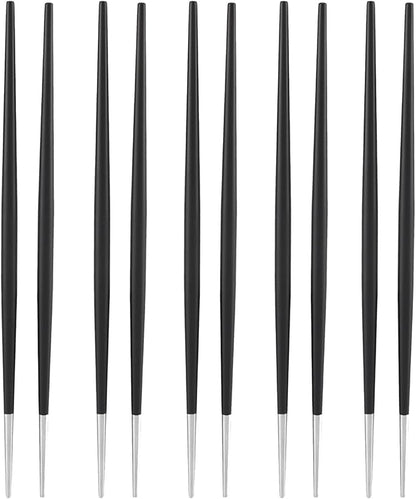 5 Pairs 304 Stainless Steel Chopstick Japanese Sushi Chopsticks Tableware Set Korean Chopsticks Set |Silver Black| chopstick sushi