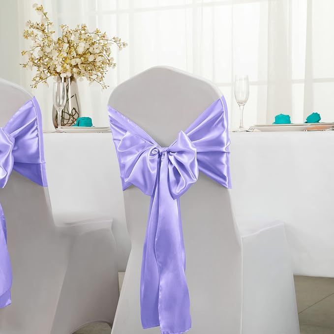 Horbaunal 24 Pack Lavender Satin Table Runner 12 x 108 Inch | Smooth Table - Image 3