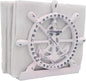 THDC Nautical Napkin Holder, Lunch, Dinner, Nautical Collection Napkin Holder, Made of Metal (Anchor Distressed Pink)