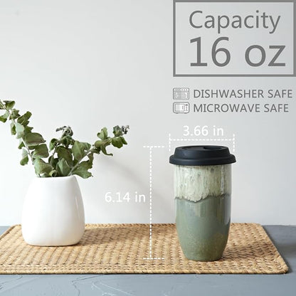 Bosmarlin Ceramic Travel Coffee Cup - Image 2