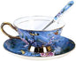 Bone China Cup& Saucer Set, 6.8oz- Birds& Trees by Eplze